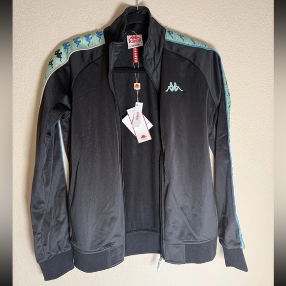 Kappa Jackets & Blazers - Kappa Women's Black and Blue Utility Jacket